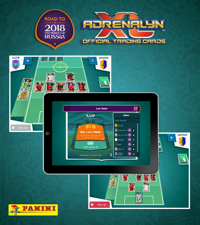 Panini AdrenalynXL Road to FIFA Worldcup 2018® Mobile App
