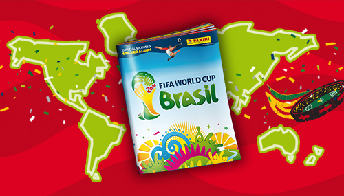 Stickeralbum World Cup Brasilien